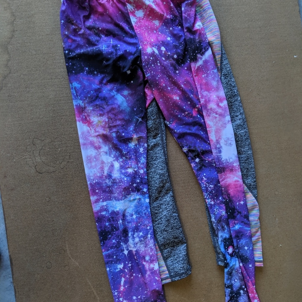 Space pants and leggings